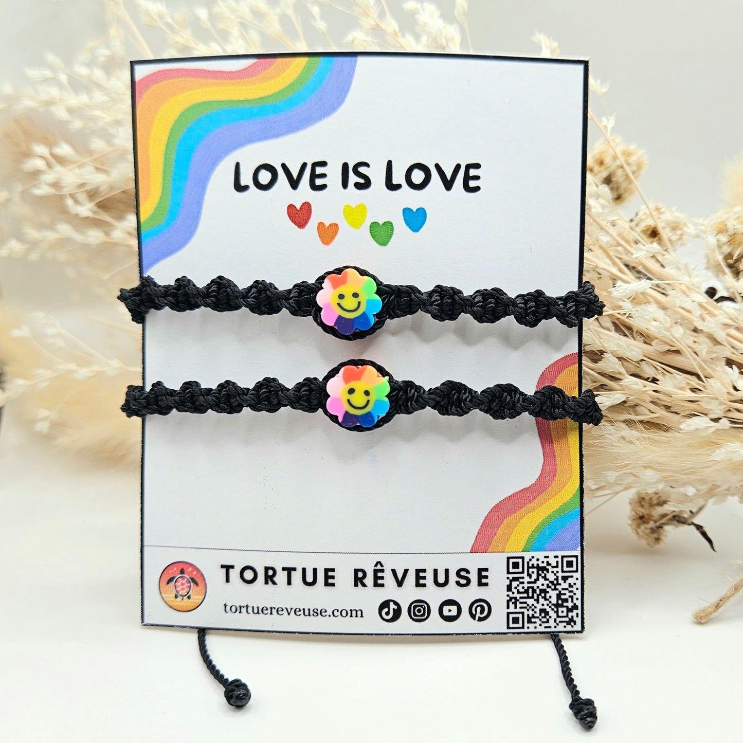 Bracelets Duo "Love is love"