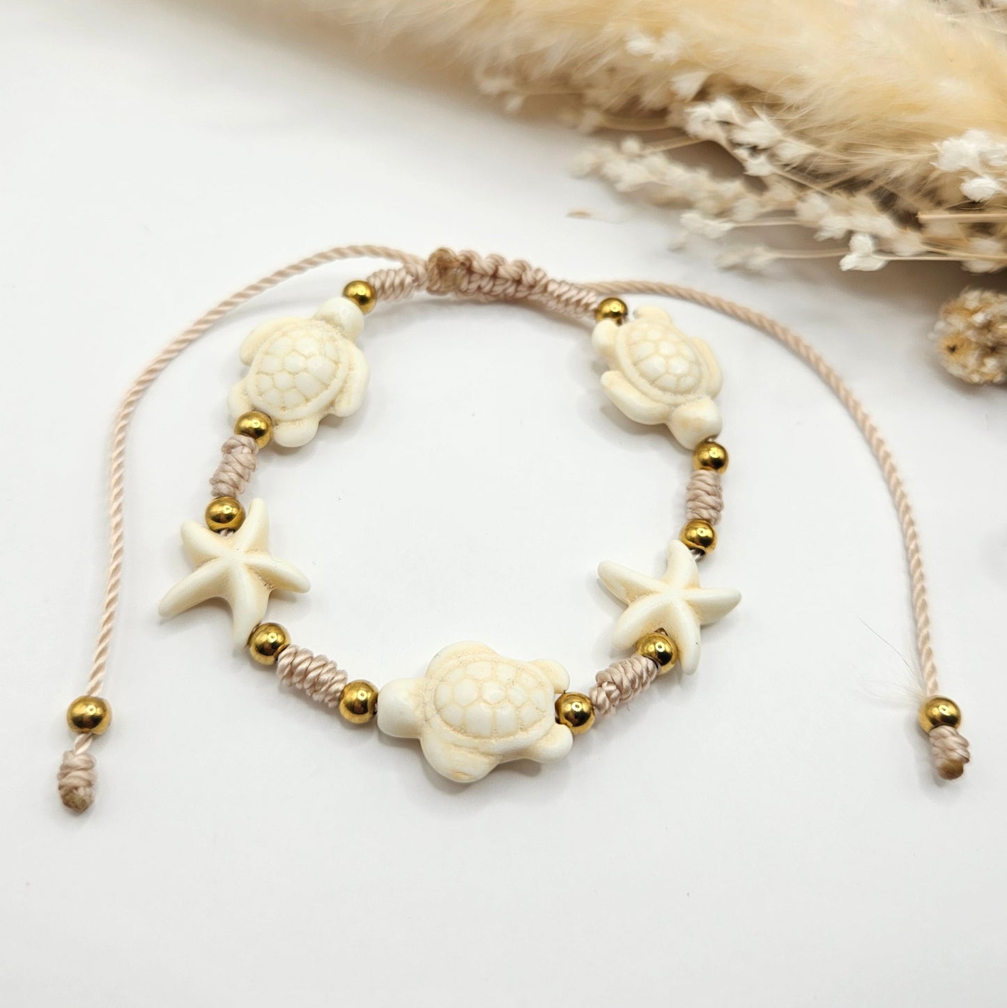 Bracelet Tortues & Étoiles de mer
